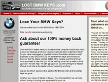 Tablet Screenshot of lostbmwkeys.com